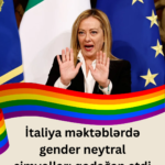 İtaliya məktəblərdə gender neytral simvolları qadağan etdi