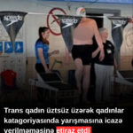 İngiltərədə trans qadın üzgüçü etiraz üçün soyunub