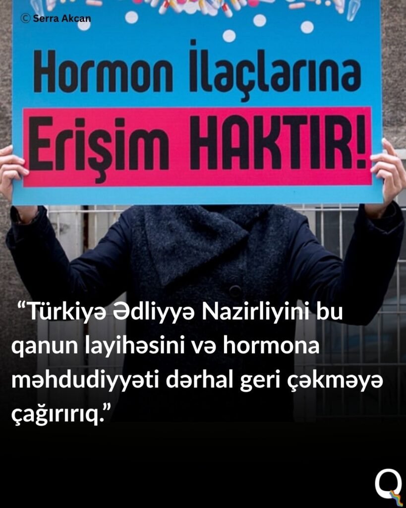 Türkiyədə hormon məhdudiyyətlərinə qarşı Ədliyyə Nazirliyinə çağırış edildi