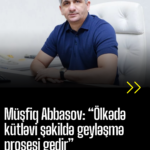 Müşfiq Abbasov: Ölkədə kütləvi “geyləşmə” gedir