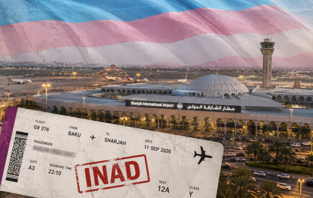 Bakıda yaşayan trans qadın BƏƏ-yə buraxılmadığını və limanından geri göndərildiyini deyir