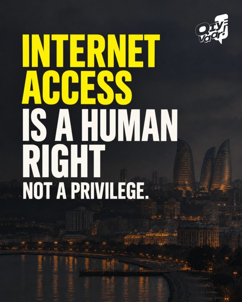 Internet access is a human right, not a privilege – statement of Qıy Vaar LGBTI+